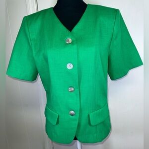 VINTAGE Green Women's Blazer